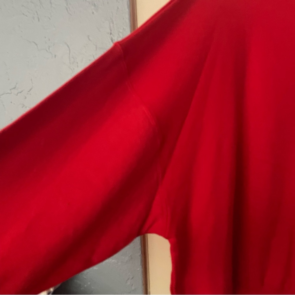 3 for 25! Joy Red‎ Women's Oversized Sweatershirt - Picture 5 of 5